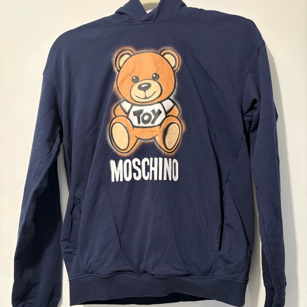 Moschino Teen Navy Sweatshirt